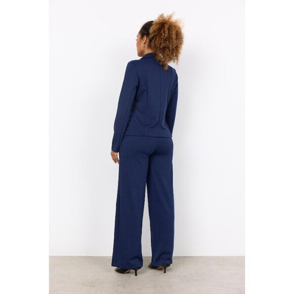 NWT SOYA CONCEPT Daniella Navy Blue Fitted Blazer - Picture 3 of 5